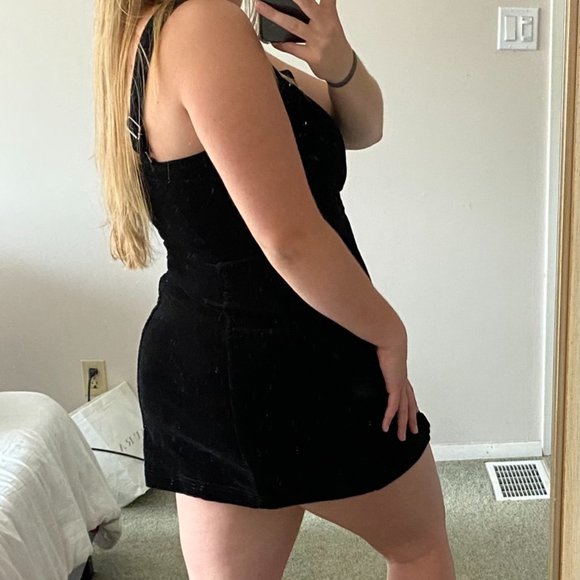 Corduroy Button Down Dress - Picture 3 of 4